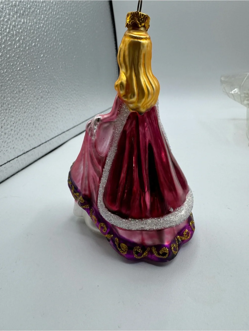 Disney Sleeping Beauty Blown Glass Ornament